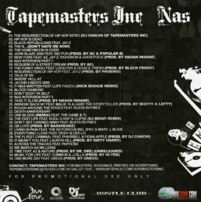 画像1: NAS  「TAPE MASTERS INC & NAS」 MIXCD 