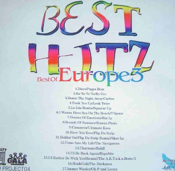 画像1: ヨーロッパGコンピ!! BEST HITZ  「THE BEST OF EUROPE 3」 (1)