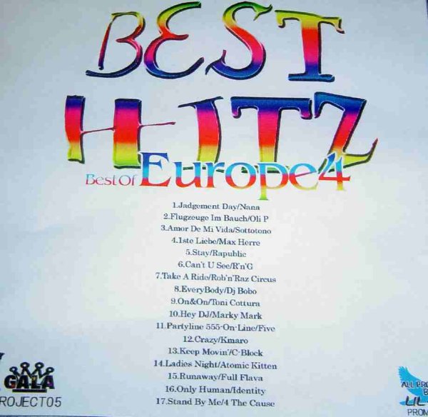 画像1: ヨーロッパGコンピ!! BEST HITZ  「THE BEST OF EUROPE 4」 (1)